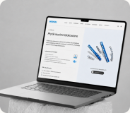 Catalog listing open on a laptop