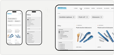 Active filter pills and filter panel shown on mobile
